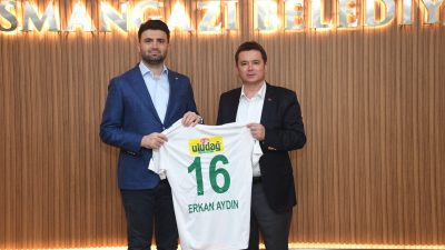 Bursaspor Başkanı Enes Çelik ve Yönetim Kurulu Üyeleri, Osmangazi Belediye