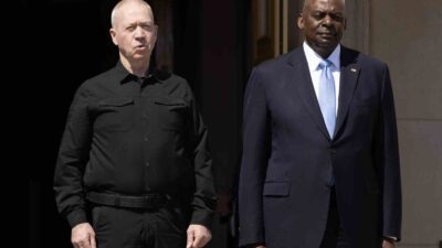 ABD SAVUNMA BAKANI LLOYD AUSTİN, İSRAİL SAVUNMA BAKANI YOAV GALLANT