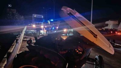 AFYONKARAHİSAR’DA KAZA 1 ÖLÜ 2 YARALI