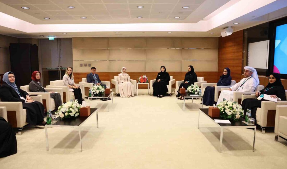 AİLE VE SOSYAL HİZMETLER BAKANI MAHİNUR ÖZDEMİR GÖKTAŞ, DOHA’DA KATAR