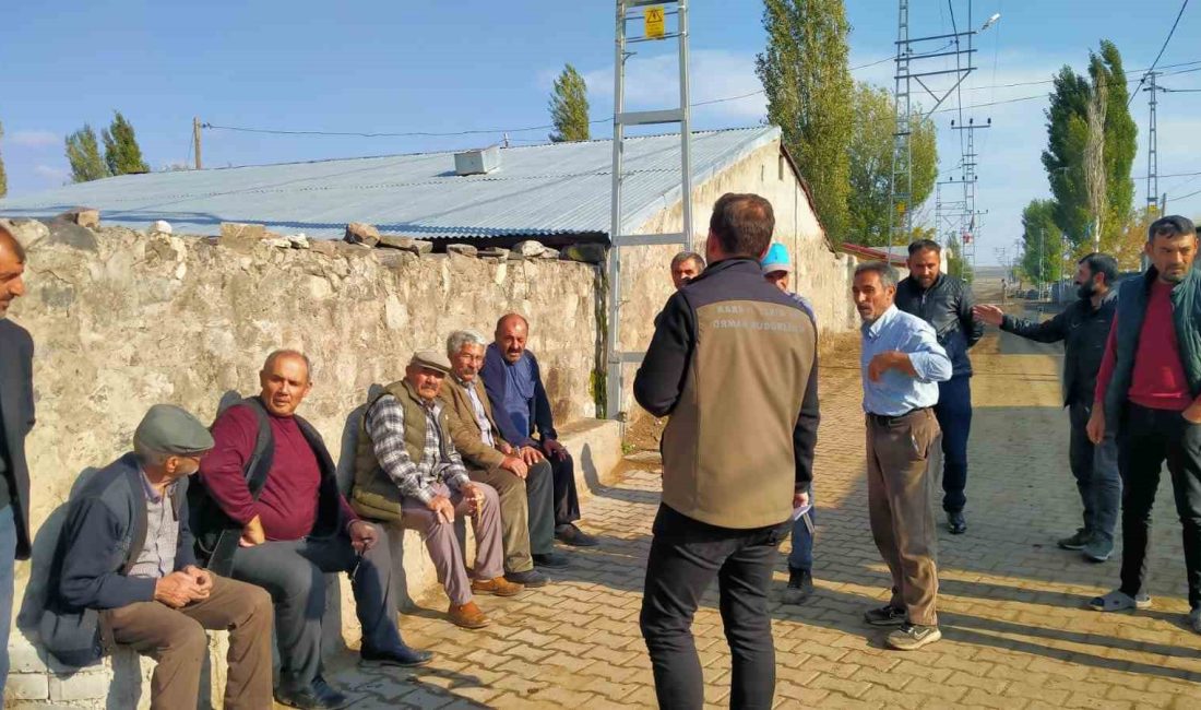 AKYAKA’DA TARLA FARESİYLE MÜCADELE BİLGİLENDİRME TOPLANTISI YAPILDI(KARS-İHA)
