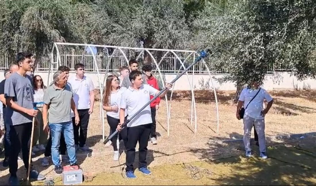 PROJE KAPSAMINDA, ZİRAAT YÜKSEK MÜHENDİSİ EREN VURAL ÖĞRENCİLERE ZEYTİN TARIMI
