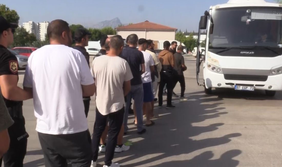 ANTALYA’DA SON 1 HAFTADA HAKLARINDA YAKALAMA EMRİ BULUNAN ŞAHISLARIN YAKALANMASINA