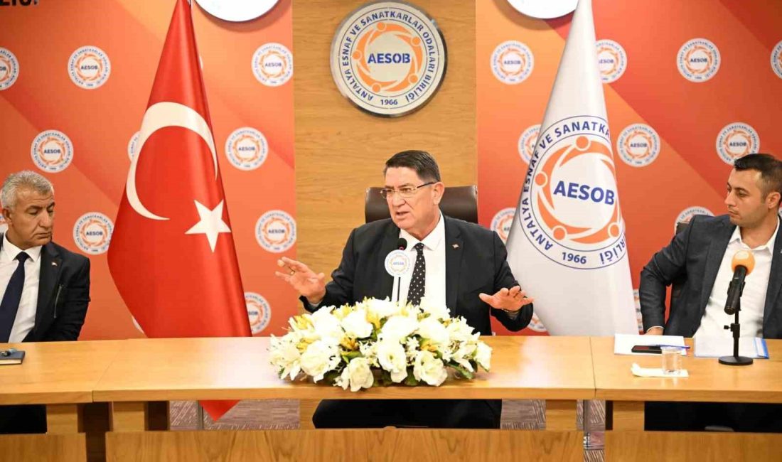 ANTALYA ESNAF VE SANATKÂRLAR ODALARI BİRLİĞİ’NDE ULAŞIM ESNAFLARININ SORUNLARI VE