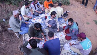 MUĞLA'NIN ULA İLÇESİNDE ÇIKAN ORMAN YANGININA GECE BOYUNCA MÜDAHALE EDEN