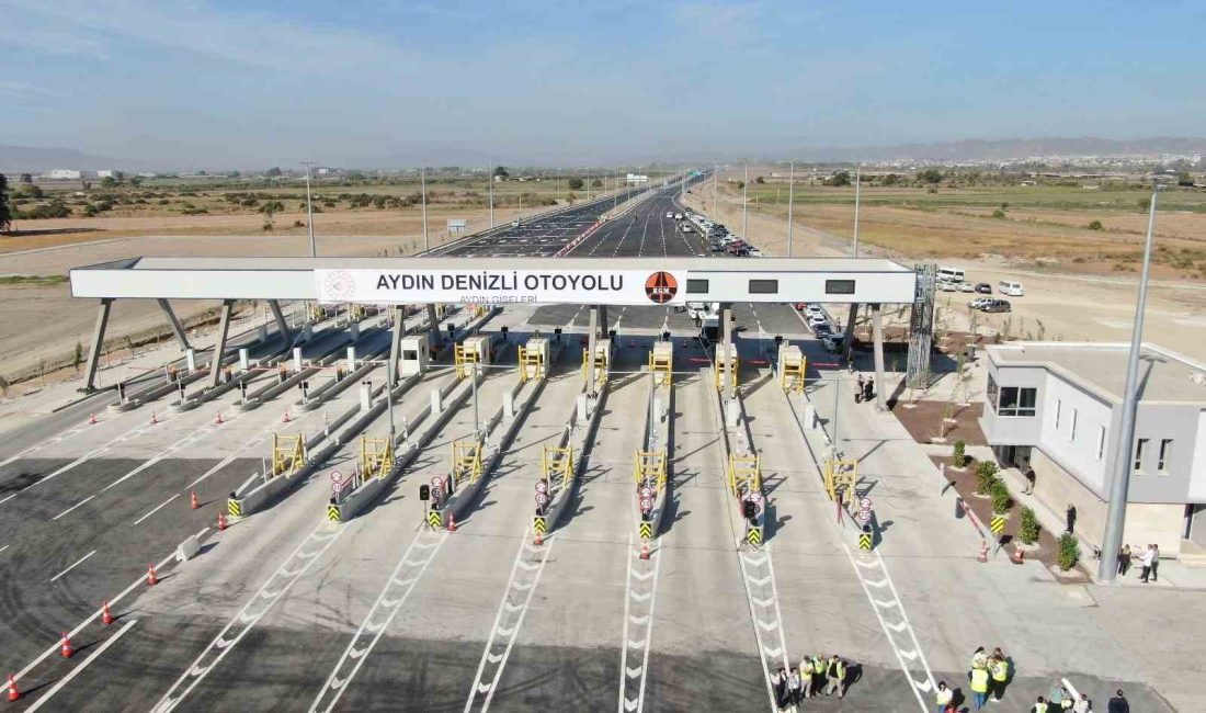 GEÇTİĞİMİZ GÜN HİZMETE AÇILAN AYDIN-DENİZLİ OTOYOLU’NDAN 3 GÜNDE 22 BİN