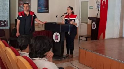 EFELER İLÇE TARIM VE ORMAN MÜDÜRLÜĞÜ EKİPLERİ, AYDIN FEN LİSESİ'NDE