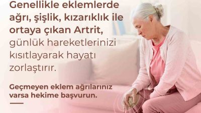 AYDIN İL SAĞLIK MÜDÜRLÜĞÜ DÜNYA ARTRİT GÜNÜ DOLAYISIYLA YAPTIĞI PAYLAŞIMDA