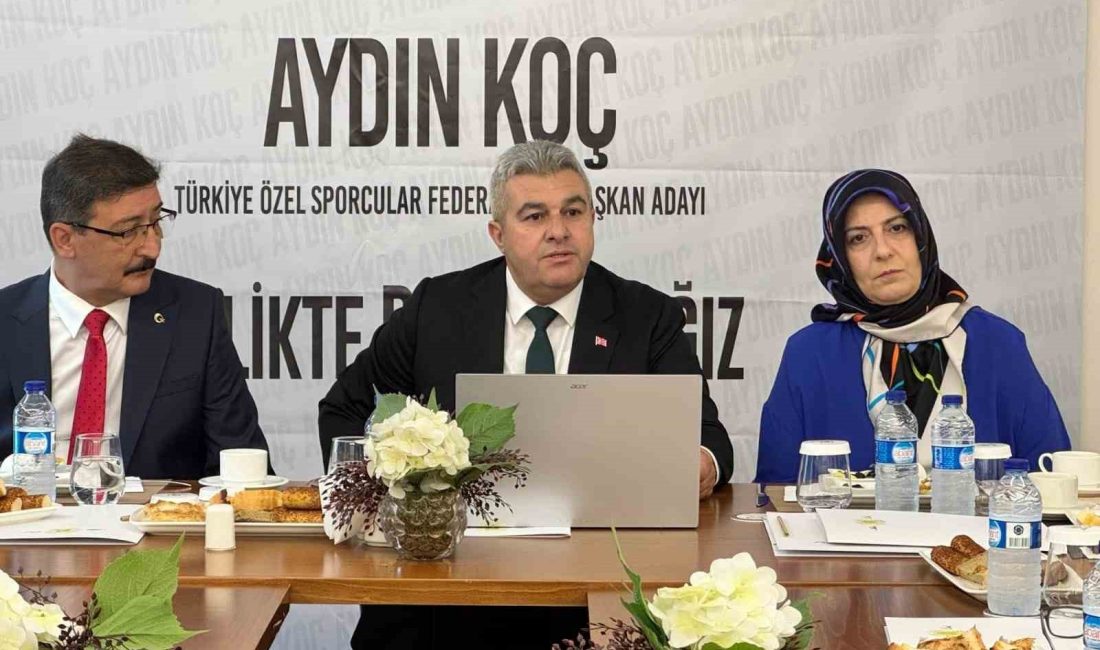 AYDIN KOÇ, TÖSSFED BAŞKANLIĞINA ADAYLIĞINI AÇIKLADI