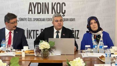AYDIN KOÇ, TÖSSFED BAŞKANLIĞINA ADAYLIĞINI AÇIKLADI