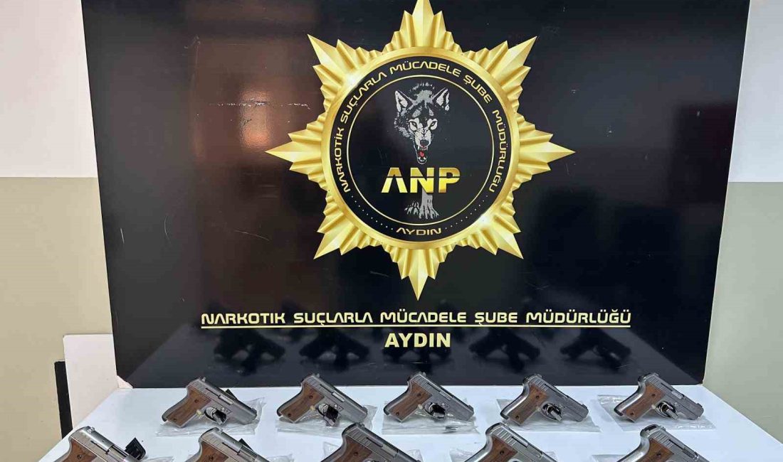 AYDIN'IN GERMENCİK İLÇESİNDE NARKOTİK EKİPLERİ BİR OTOMOBİL İÇİNDE 10 ADET