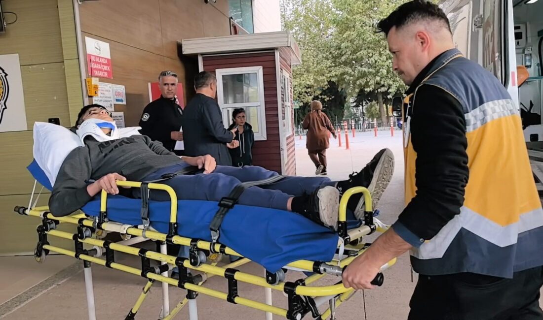BURSA'NIN İNEGÖL İLÇESİNDE BİR İŞYERİNDE ŞAKALAŞIRKEN 1. KATTAN DÜŞEN ADAM