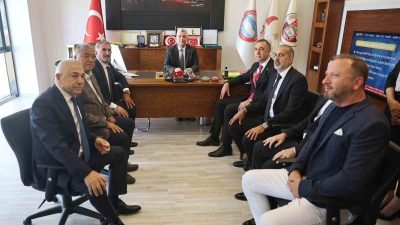 TİCARET BAKANI ÖMER BOLAT, MOTORLU ARAÇ SATICILARI FEDERASYONU’NU (MASFED) ZİYARET