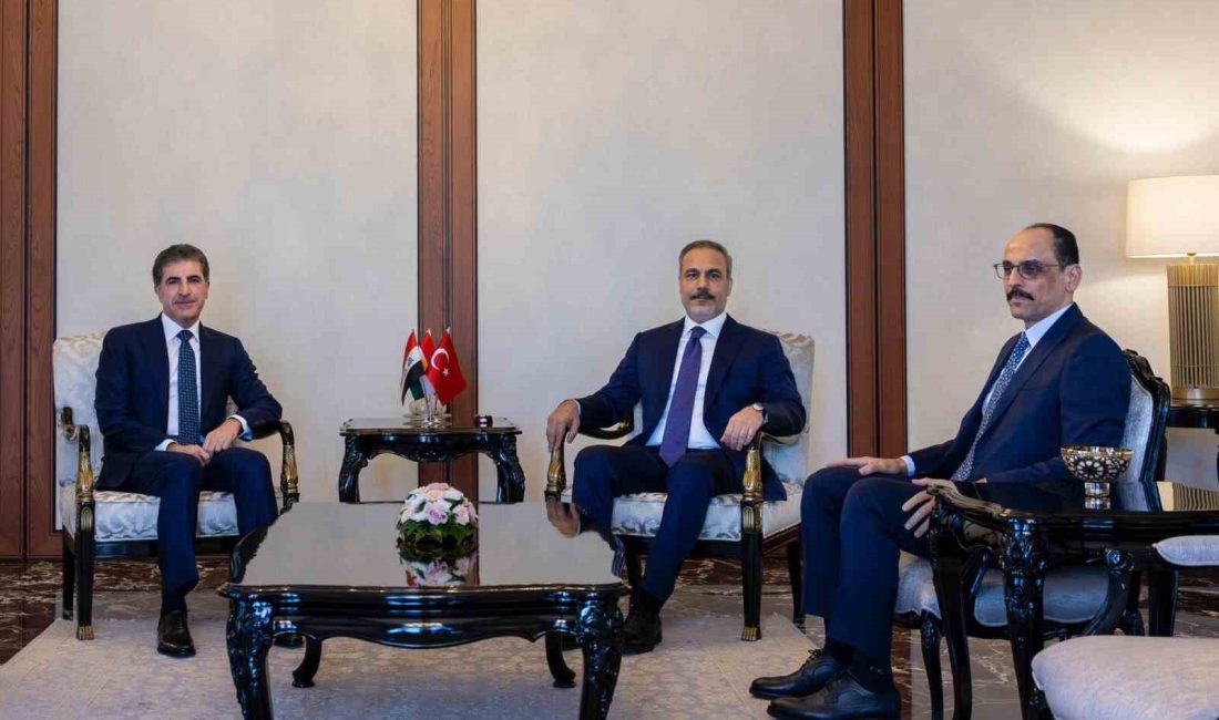 DIŞİŞLERİ BAKANI HAKAN FİDAN, ÜST DÜZEY GÖRÜŞMELER İÇİN TÜRKİYE'YE GELEN