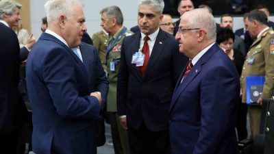 MİLLİ SAVUNMA BAKANI YAŞAR GÜLER, NATO KARARGAHI'NDA DÜZENLENEN DEAŞ İLE