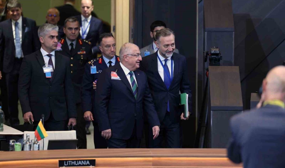 MİLLİ SAVUNMA BAKANI YAŞAR GÜLER, BRÜKSEL'DE NATO SAVUNMA BAKANLARI TOPLANTISI'NIN