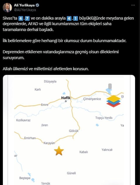 İÇİŞLERİ BAKANI ALİ YERLİKAYA AÇIKLAMA YAPTI