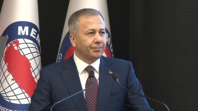 İÇİŞLERİ BAKANI ALİ YERLİKAYA, “TERÖRİSTLERLE, ORGANİZE SUÇ ÖRGÜTLERİYLE, ZEHİR TACİRLERİYLE,