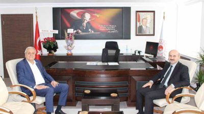 BAŞKAN BAKKALCIOĞLU'NDAN İL MÜDÜRÜ ÖZTÜRK’E 'HAYIRLI OLSUN' ZİYARETİ