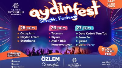 BAŞKAN ÇERÇİOĞLU, AYDINLILARI AYDINFEST’TE MÜZİKLE BULUŞTURACAK