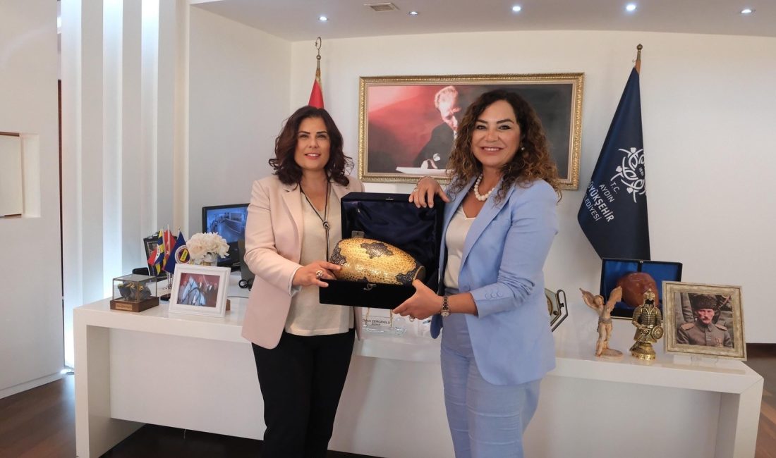 AYDIN BÜYÜKŞEHİR BELEDİYE BAŞKANI ÖZLEM ÇERÇİOĞLU, MEVKİDAŞI TEKİRDAĞ BÜYÜKŞEHİR BELEDİYE