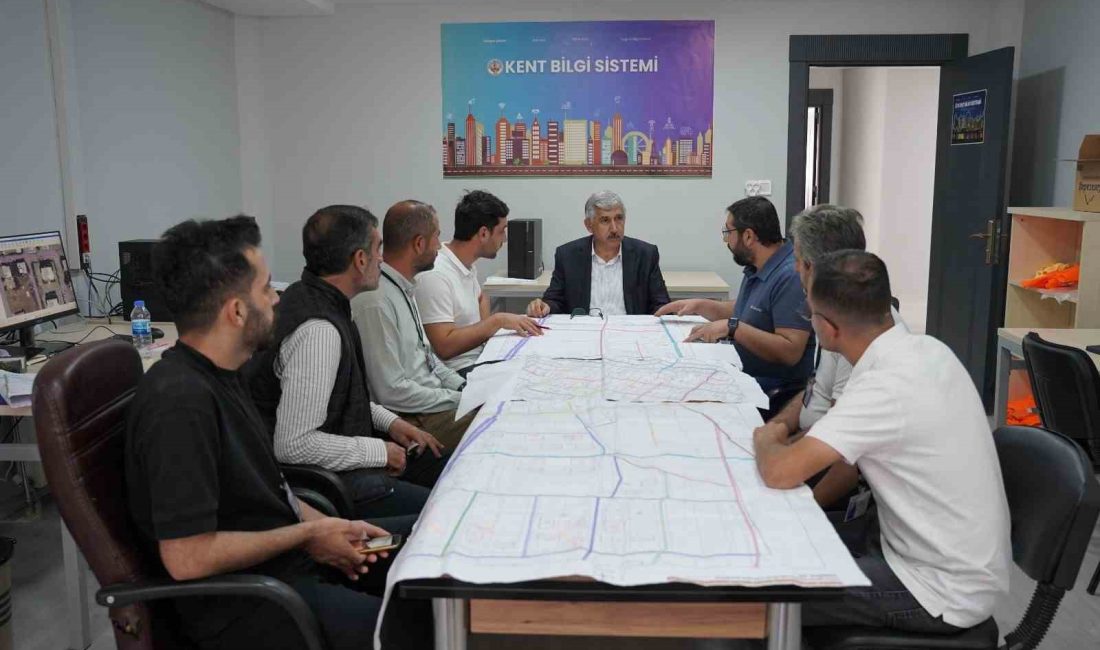 BAŞKAN HALLAÇ, KENT BİLGİ SİSTEMİ ÇALIŞMALARINI YERİNDE İNCELEDİ