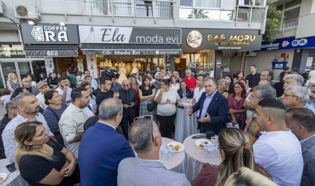 MERSİN BÜYÜKŞEHİR BELEDİYE BAŞKANI VAHAP SEÇER, MERSİN’DE YAŞAYAN HATAYLI DEPREMZEDELERİN