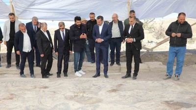 MERKEZE BAĞLI SALKAYA KÖYÜNÜ ZİYARET EDEN ELAZIĞ BELEDİYE BAŞKANI ŞAHİN