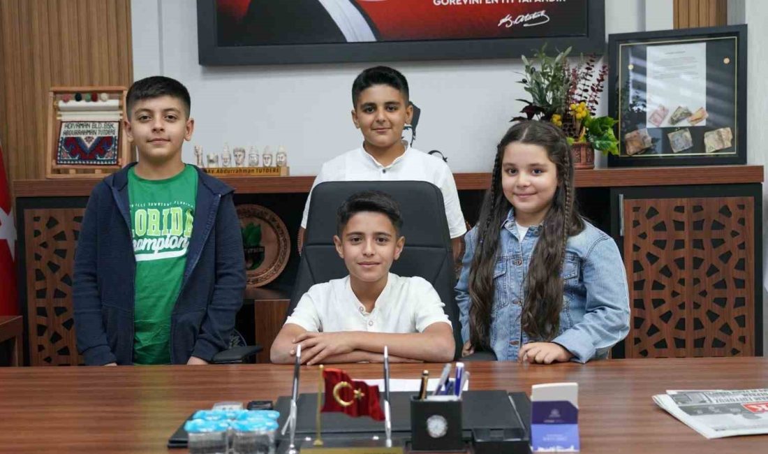 ADIYAMAN BELEDİYE BAŞKANI ABDURRAHMAN TUTDERE, ÇOCUKLARIN VE KADINLARIN KENTİN YÖNETİMİNDE