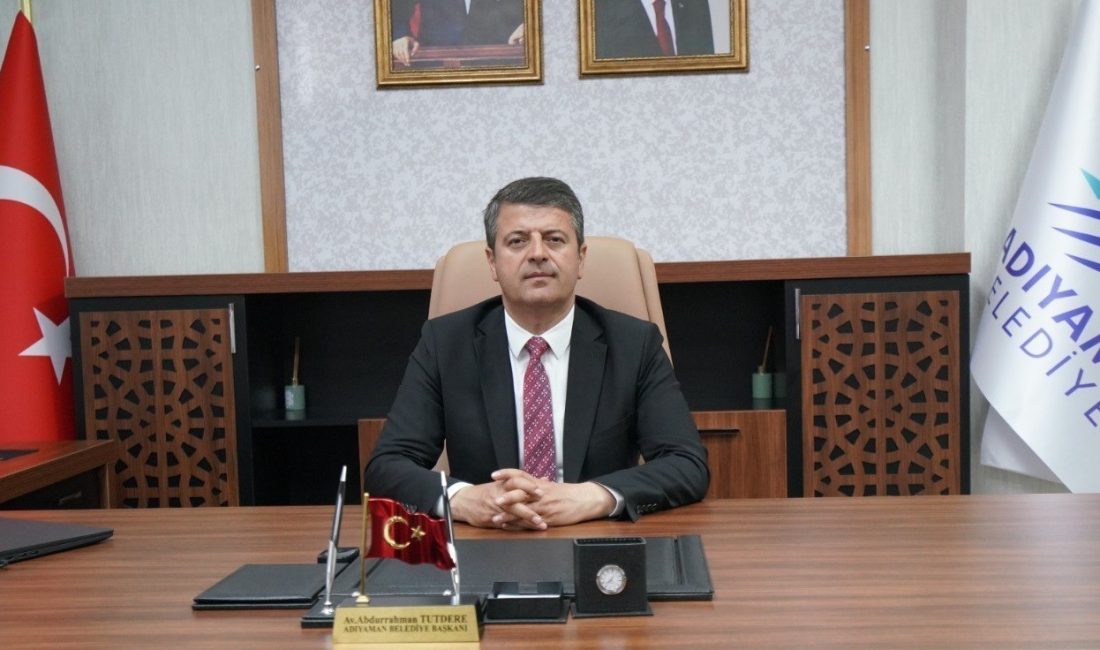 ADIYAMAN BELEDİYE BAŞKANI ABDURRAHMAN TUTDERE, MALATYA’DA MEYDANA GELEN 5.9 ŞİDDETİNDEKİ