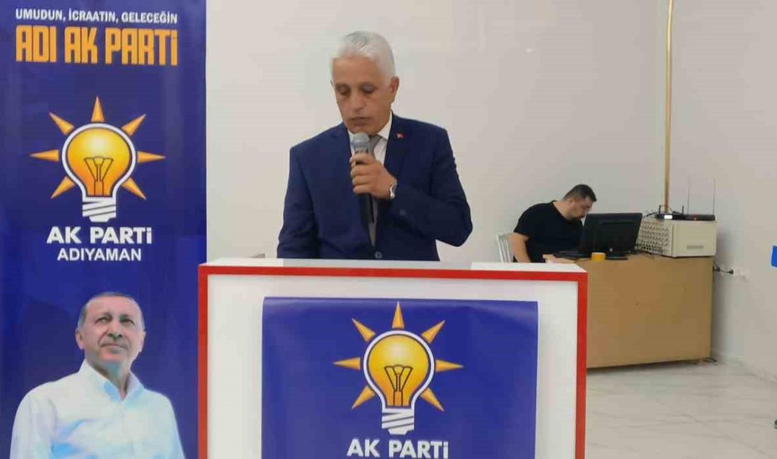 ADIYAMAN'IN GÖLBAŞI İLÇESİNDE AK PARTİ İLÇE BAŞKANI MAHMUT YALÇINKAYA, GİDİLEN