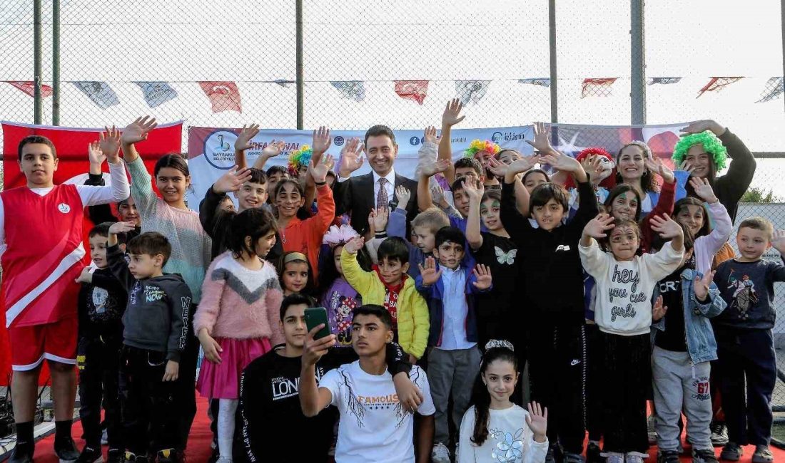 BAYRAKLI’DA ÇOCUKLAR MAHALLE ŞENLİĞİNDE BULUŞTU