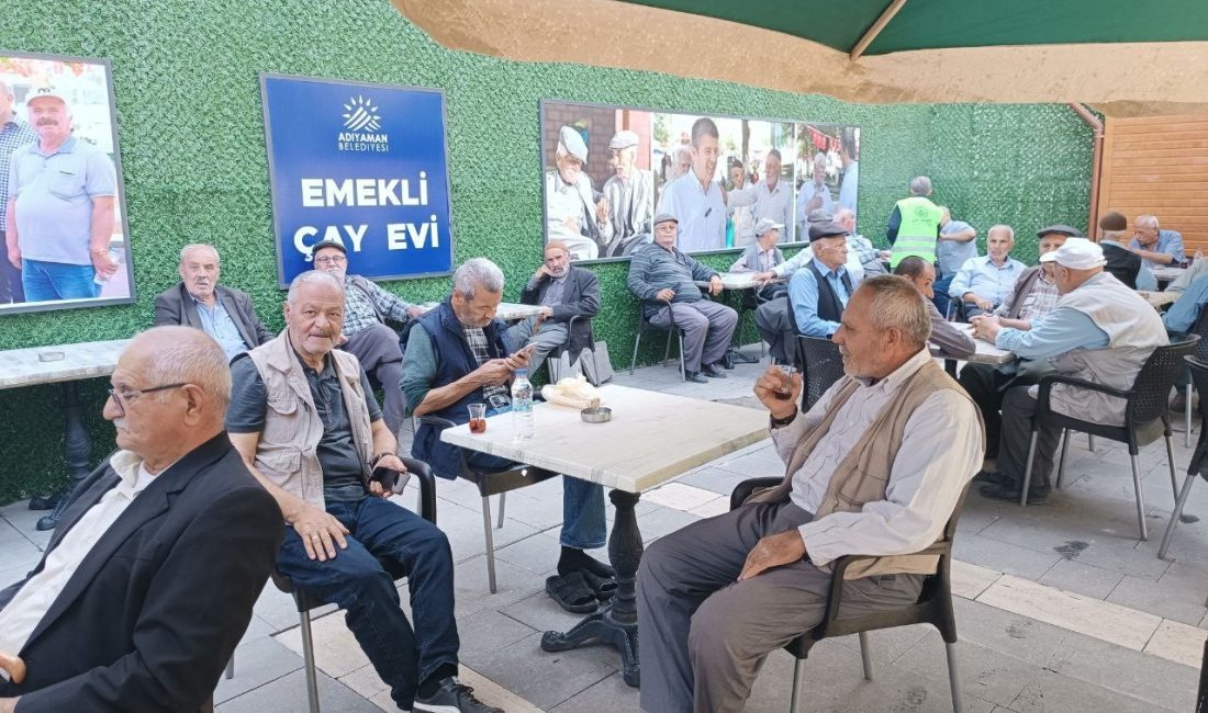 ADIYAMAN BELEDİYESİ’NİN GEÇTİĞİMİZ AY HİZMETE AÇTIĞI EMEKLİ ÇAY EVİ, VATANDAŞLARIN