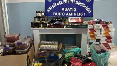 BİRECİK’TE KAÇAKÇILIK OPERASYONU: 3 GÖZALTI