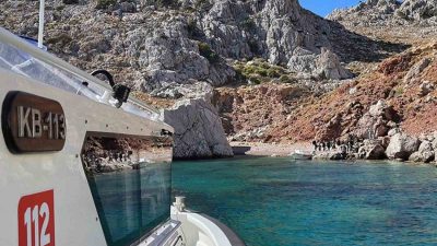 MUĞLA’NIN MARMARİS İLÇESİ BOZBURUN KARASINDA KARADAN ULAŞIMIN OLMADIĞI BÖLGEDE 20