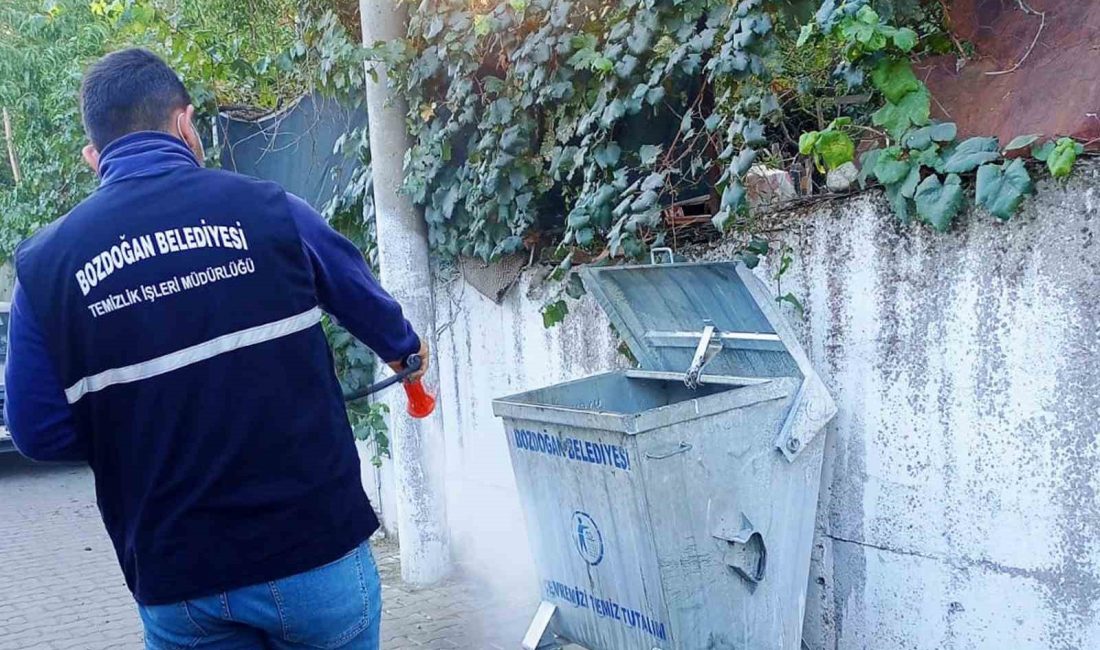 BOZDOĞAN BELEDİYESİ, ŞEHİR GENELİNDE ÇEVRE TEMİZLİĞİNİ VE HALK SAĞLIĞINI KORUMAYA