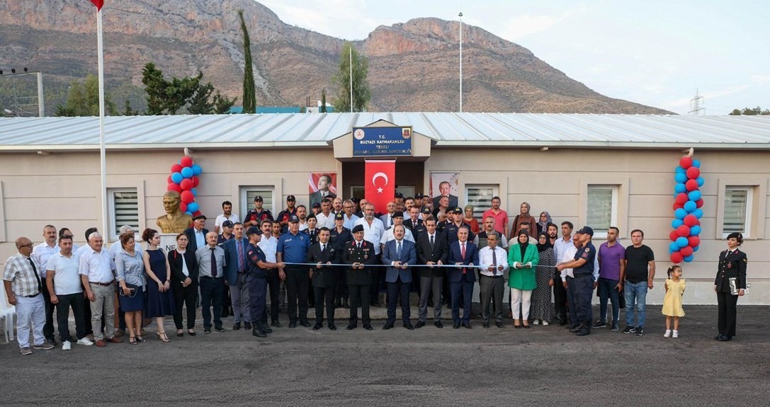 MERSİN'İN BOZYAZI İLÇESİNDE TEKELİ JANDARMA KARAKOL KOMUTANLIĞI YENİ HİZMET BİNASI,