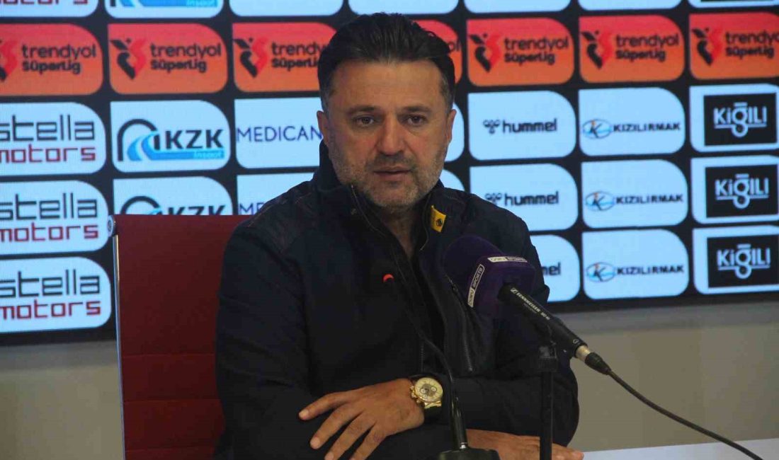 HATAYSPOR’U SAHASINDA 3-2 YENEN SİVASSPOR’DA TEKNİK DİREKTÖR BÜLENT UYGUN MAÇIN
