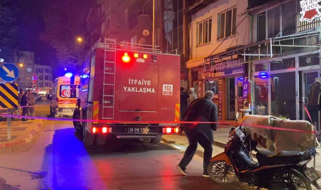 BURSA'NIN İNEGÖL İLÇESİNDE MEYDANA GELEN YANGINDA BİR KİŞİ DUMANDAN ZEHİRLENEREK