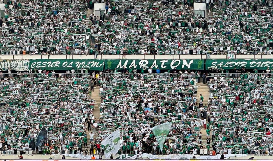 NESİNE 3. LİG'DE OYNANACAK BURSASPOR - KAHRAMANMARAŞSPOR MAÇINDA TRİBÜNDE 41