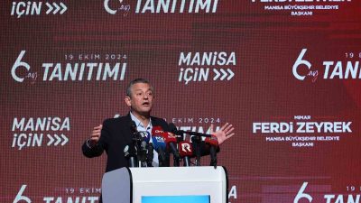 CUMHURİYET HALK PARTİSİ (CHP) GENEL BAŞKANI ÖZGÜR ÖZEL, MANİSA'DA BÜYÜKŞEHİR
