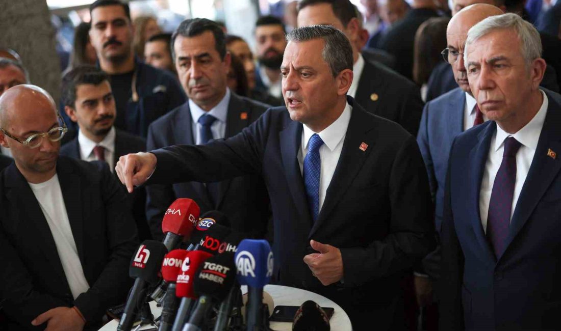 CUMHURİYET HALK PARTİSİ (CHP) GENEL BAŞKANI ÖZGÜR ÖZEL, “İKTİDAR SUÇÜSTÜ