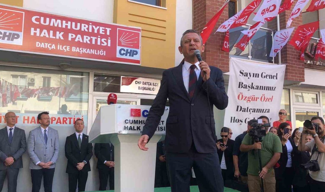 MUĞLA PROGRAMI ÖNCESİNDE DATÇA İLÇESİNİ ZİYARET EDEN CHP GENEL BAŞKANI