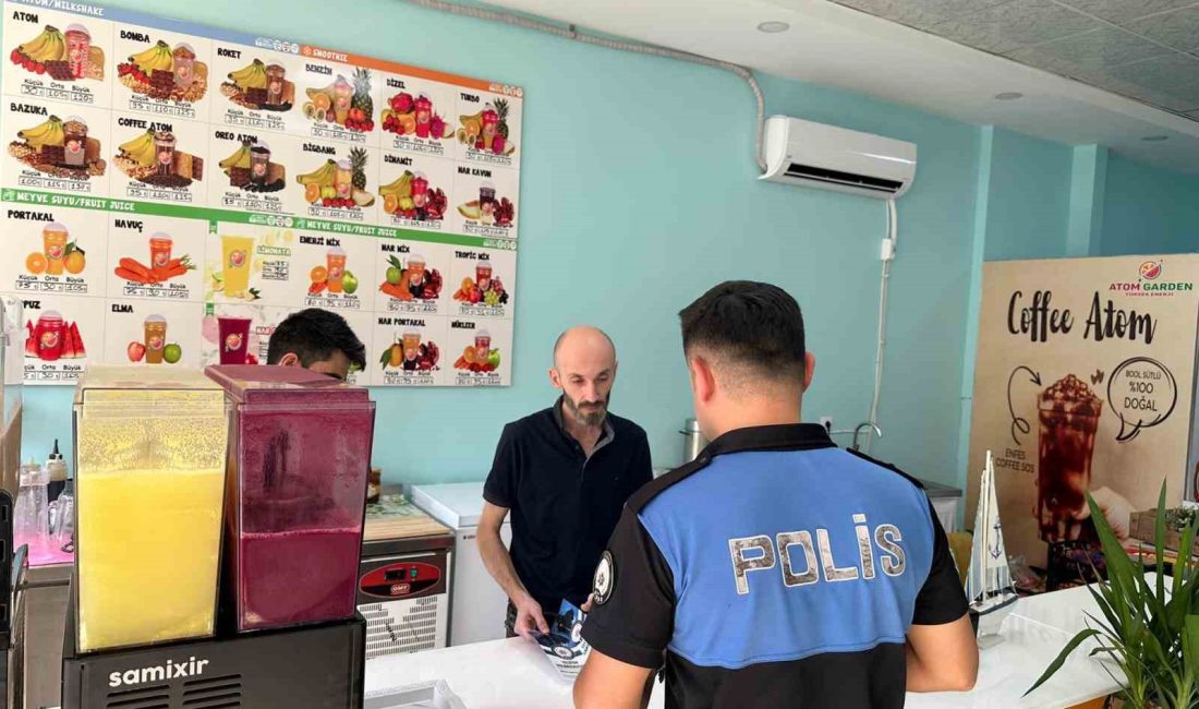 ŞIRNAK'IN CİZRE İLÇESİNDE TOPLUM DESTEKLİ POLİSLİK BÜRO AMİRLİĞİ EKİPLERİ, ESNAF