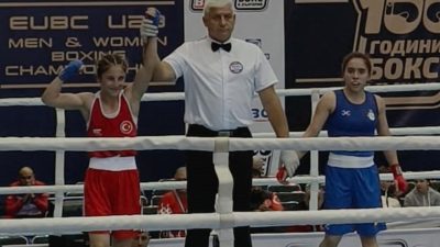 CİZRELİ MİLLİ BOKSÖR NURSELEN YALGETTİN, BULGARİSTAN’IN SOFİA KENTİNDE DÜZENLENEN U-22