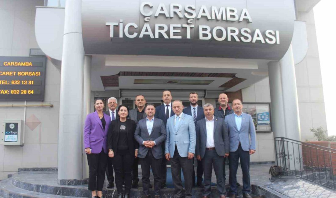 BİR ARACI KURUMUN YETKİLİLERİNİ MİSAFİR EDEN ÇARŞAMBA TİCARET BORSASI’NDA (ÇTB)