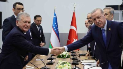 CUMHURBAŞKANI RECEP TAYYİP ERDOĞAN, TATARİSTAN’DA ÖZBEKİSTAN CUMHURBAŞKANI ŞEVKET MİRZİYOYEV İLE