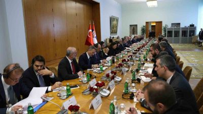 CUMHURBAŞKANI RECEP TAYYİP ERDOĞAN, TÜRKİYE-SIRBİSTAN YÜKSEK DÜZEYLİ İŞBİRLİĞİ KONSEYİ’NİN DÖRDÜNCÜ