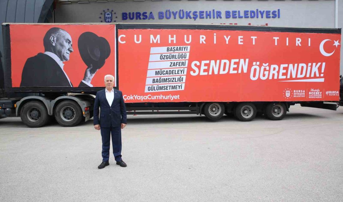 Cumhuriyet coşkusunu tüm kente yaymayı hedefleyen Bursa Büyükşehir Belediyesi, özel