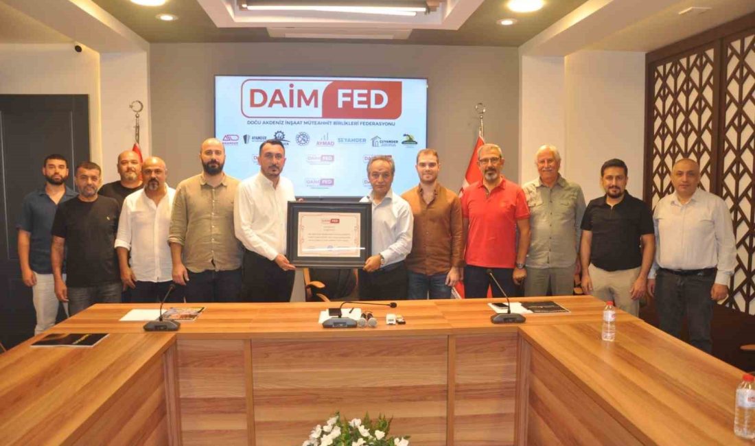 DOĞU AKDENİZ İNŞAAT MÜTEAHHİT BİRLİKLERİ FEDERASYONU, KIBRIS, İSTANBUL VE MALATYA